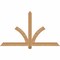 Ekena Millwork Redmond Smooth Timber Gable Bracket, Western Red Cedar, 60"W x 35"H x 1 1/2"D x 3 1/2"F, 14/12 Pitch GBW060X35X0204RED00SWR - alternate 1
